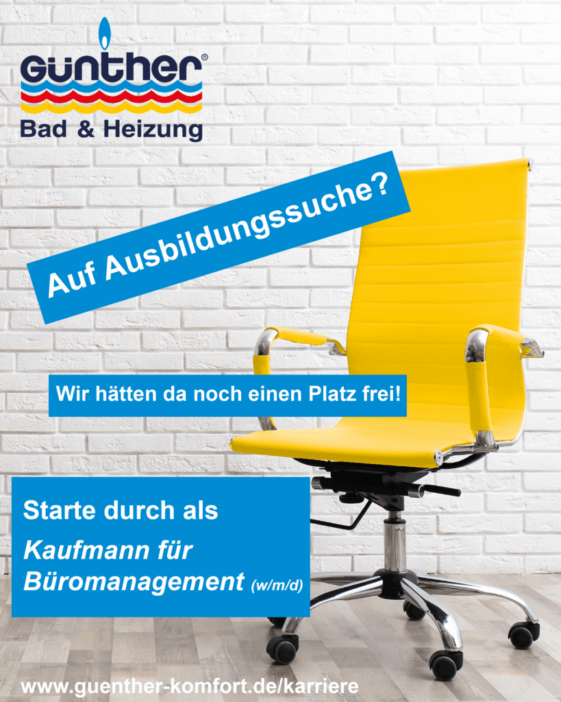 Azubi-Platz zu besetzen! Starte durch als Kaufmann für Büromanagement (w/m/d)