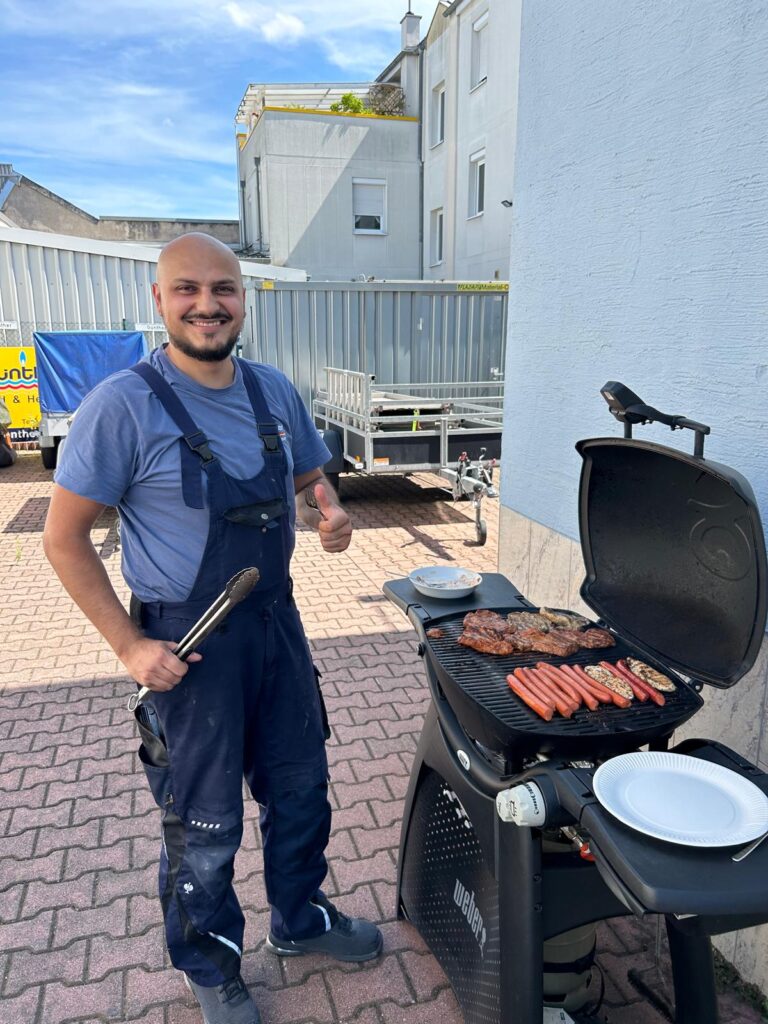 Angrillen im Team Günther